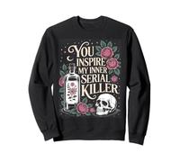 Tú inspiras al asesino en serie que llevo dentro, divertido y espeluznante Halloween Sudadera