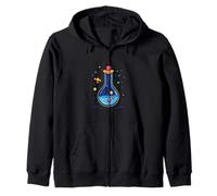 Tu laboratorio de diversión: laboratorio de tubos de ensayo con estilo mágico Sudadera con Capucha