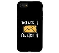 Tú lo lames, yo lo pego, divertido cartero, trabajadores postales Carcasa para iPhone SE (2020) / 7 / 8