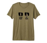 Tu Mamá Mi Mamá Hija Hijo Divertido Instructor de Yoga Camiseta Premium
