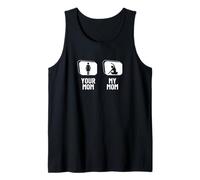 Tu Mamá Mi Mamá Hija Hijo Divertido Instructor de Yoga Camiseta sin Mangas