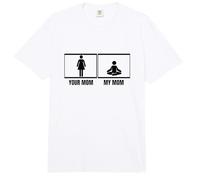 Tu Mamá Mi Mamá Hija Hijo Divertido Instructor de Yoga Comfort Colors Adult Heavyweight T-Shirt