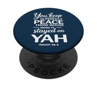 Tú mantienes Paz a Aquellos cuya Mente se ha quedado en YAH PopSockets PopGrip Adhesivo