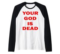 Tu Nine Dios Inch Está Nails Muerto Metal Música Industrial Camiseta Manga Raglan