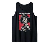 Tú no me Pruebas, Estado de ánimo 24:7 Retro Pop Art Angry Woman Camiseta sin Mangas