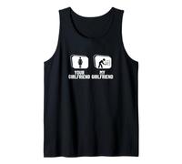 Tu novia, mi novia, novio, mujeres divertidas, Tiler Camiseta sin Mangas