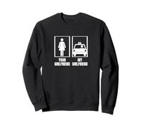 Tu novia Mi novia orgullosa mujer divertida taxista Sudadera
