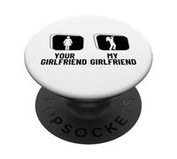 Tu Novia Mi Novia Trompeta Novio Trompeta PopSockets PopGrip Adhesivo