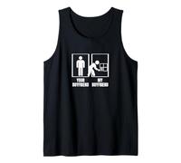 Tu novio, mi novio, novia, Funny Tiler Camiseta sin Mangas