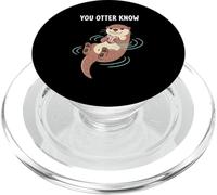 Tu Nutria Sabe Amante de los Animales Juego de Palabras de Vida Silvestre PopSockets PopGrip para MagSafe
