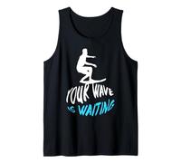 Tu Ola está Esperando Surf Fresco Camiseta sin Mangas