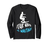 Tu Ola está Esperando Surf Fresco Manga Larga