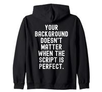 Tu Origen no Importa Guión Inspirador Sudadera con Capucha