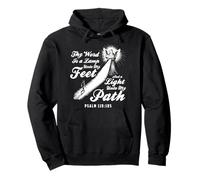 Tu Palabra es una lámpara a mis pies y una luz en mi Camino Sudadera con Capucha