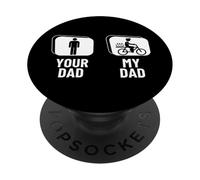 Tu papá, mi papá, hija, hijo, divertido lechero PopSockets PopGrip Adhesivo