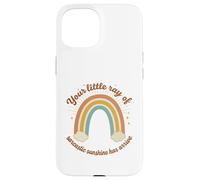 Tu pequeño Rayo de Sol sarcástico ha Llegado Rainbow Carcasa para iPhone 15