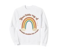 Tu pequeño Rayo de Sol sarcástico ha Llegado Rainbow Sudadera