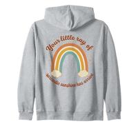 Tu pequeño Rayo de Sol sarcástico ha Llegado Rainbow Sudadera con Capucha