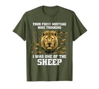 Tu Primer Error fue Pensar Que yo era uno de los Leones ovejas Camiseta