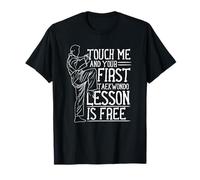 Tu Primera Lección De Taekwondo Será Gratis Artes Marciales Camiseta