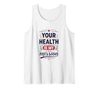 Tu Salud es mi misión Médico Profesional Camiseta sin Mangas