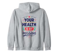 Tu Salud es mi misión Médico Profesional Sudadera con Capucha