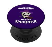 Tu Sonrisa se ve Tan Espeluznante Diente de Monstruo Dentista PopSockets PopGrip Adhesivo
