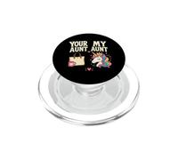 Tu tía, mi tía, Divertida, tía Unicornio, Humor PopSockets PopGrip para MagSafe