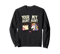 Tu tía, mi tía, Divertida, tía Unicornio, Humor Sudadera
