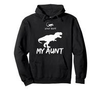 Tu tía, mi tía, Gracioso Lagarto, Linda tía, Familia de Dinosaurios Sudadera con Capucha