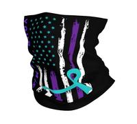Tu Vida Importa Concientización sobre El Suicidio Bandera De Estados Unidos Unisex Snood Resistente Al Viento Tubular Pañuelo Multifunción Braga De Cuello para Aire Libre Moto Senderismo Correr