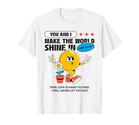 Tú y yo Hacemos Que el Mundo Brille (declaración de Amor) (gráfico) Camiseta