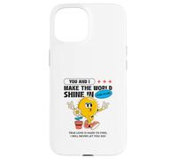 Tú y yo Hacemos Que el Mundo Brille (declaración de Amor) (gráfico) Carcasa para iPhone 15