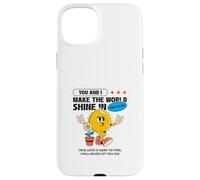 Tú y yo Hacemos Que el Mundo Brille (declaración de Amor) (gráfico) Carcasa para iPhone 15 Plus