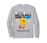 Tú y yo Hacemos Que el Mundo Brille (declaración de Amor) (gráfico) Manga Larga