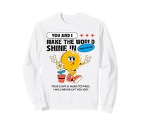 Tú y yo Hacemos Que el Mundo Brille (declaración de Amor) (gráfico) Sudadera