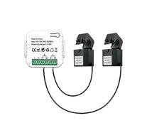 Tu-ya Medidor de energía inteligente solar fotovoltaico Consumo de producción de energía Medidor de monitoreo bidireccional Control de la aplicación para el hogar(2CT)