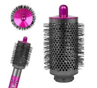 TUAKIMCE Cepillo redondo grande para accesorios Dyson Airwrap, cepillo voluminizador redondo ovalado más grande compatible con Dyson Air Wrap, cabello suave, voluminizador y peinado rizado, rosa