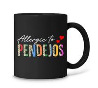 TUANDANG Good Deal Allergic To Pendejos Funny Sarcasm Spanish Hispanic Latina Black Coffee Mug 11 oz