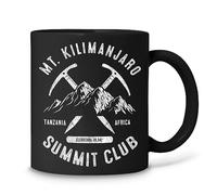 TUANDANG Good Deal Mount Kilimanjaro Summit Club I Climbed Mt Kilimanjaro - Taza de café negra de 11 onzas