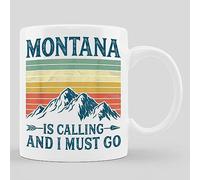 Tuantuyetvoi Montana Is Calling And I Must Go - Taza de café blanca de 11 onzas
