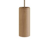 Tub-E14, tubo en madera para foco con portalámparas de doble rosca E14 - Neutro