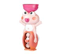 Tub Toys, Waterfall Bathtub Game, Frog Shape Suction Cup, Interactive Educational Design, Compact and Lightweight, for Age 3+ Boys Sensory Play Home Pool Travel Hotel Outdoor,4.13x3.35x7.48 Inches