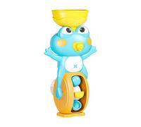 Tub Toys, Waterfall Bathtub Toy, ABS Suction Cup Frog Shape Water Educational Game for Age 3+ Boys, Sensory Play for Home, Pool, Travel, Hotel, and Outdoor, 4.13x3.35x7.48 Inches