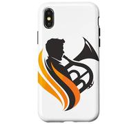 Tuba Boy Banda de música gráfica para niños Carcasa para iPhone X/XS