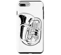 Tuba Dibujo Lecciones de música Carcasa para iPhone 7 Plus/8 Plus