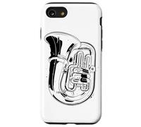 Tuba Dibujo Lecciones de música Carcasa para iPhone SE (2020) / 7 / 8