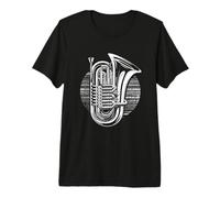Tuba Dibujo Música clásica Camiseta Premium
