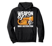 Tuba Player Arma De Destrucción De Bajo Sudadera con Capucha