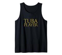Tuba Player Musician Obscure Rhythm Instrument Tuba Musician Camiseta sin Mangas